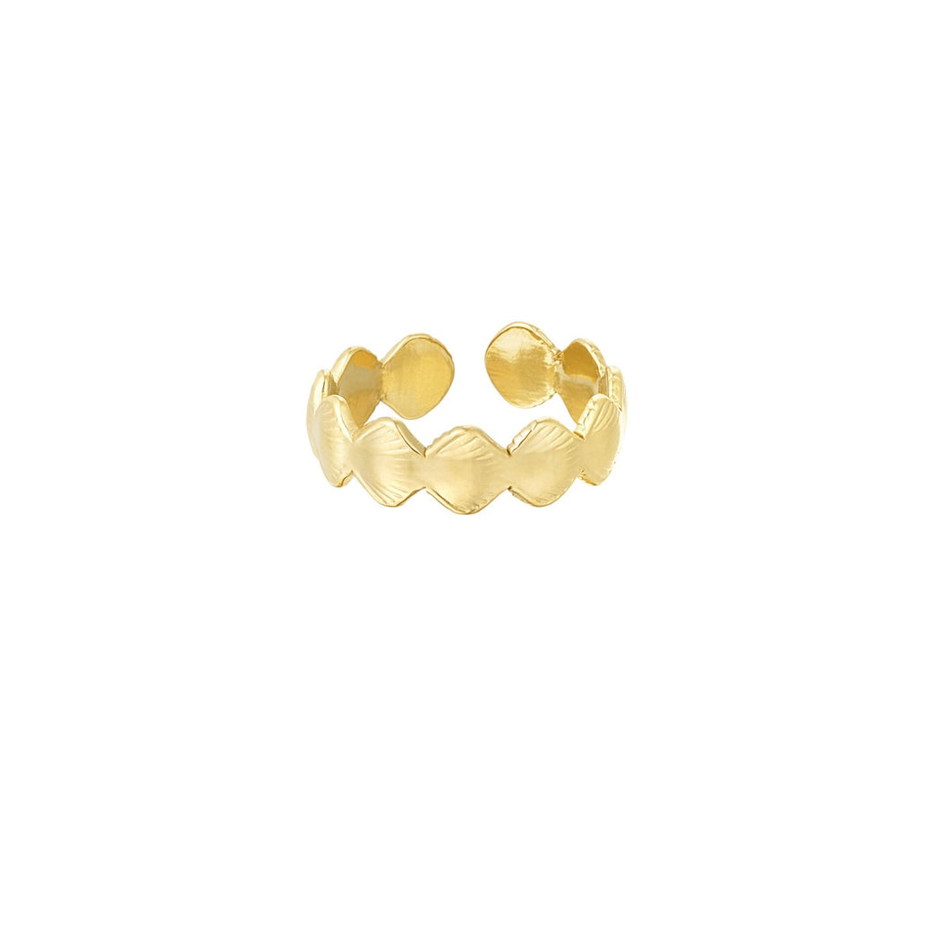 Shell ring - gold