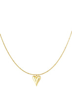 Afbeelding in Gallery-weergave laden, Heart necklace - gold
