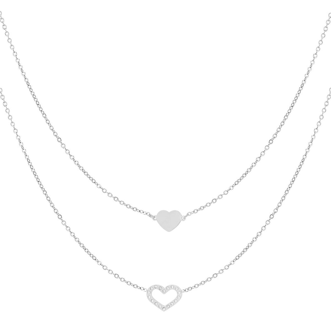 Forever bond necklace - silver