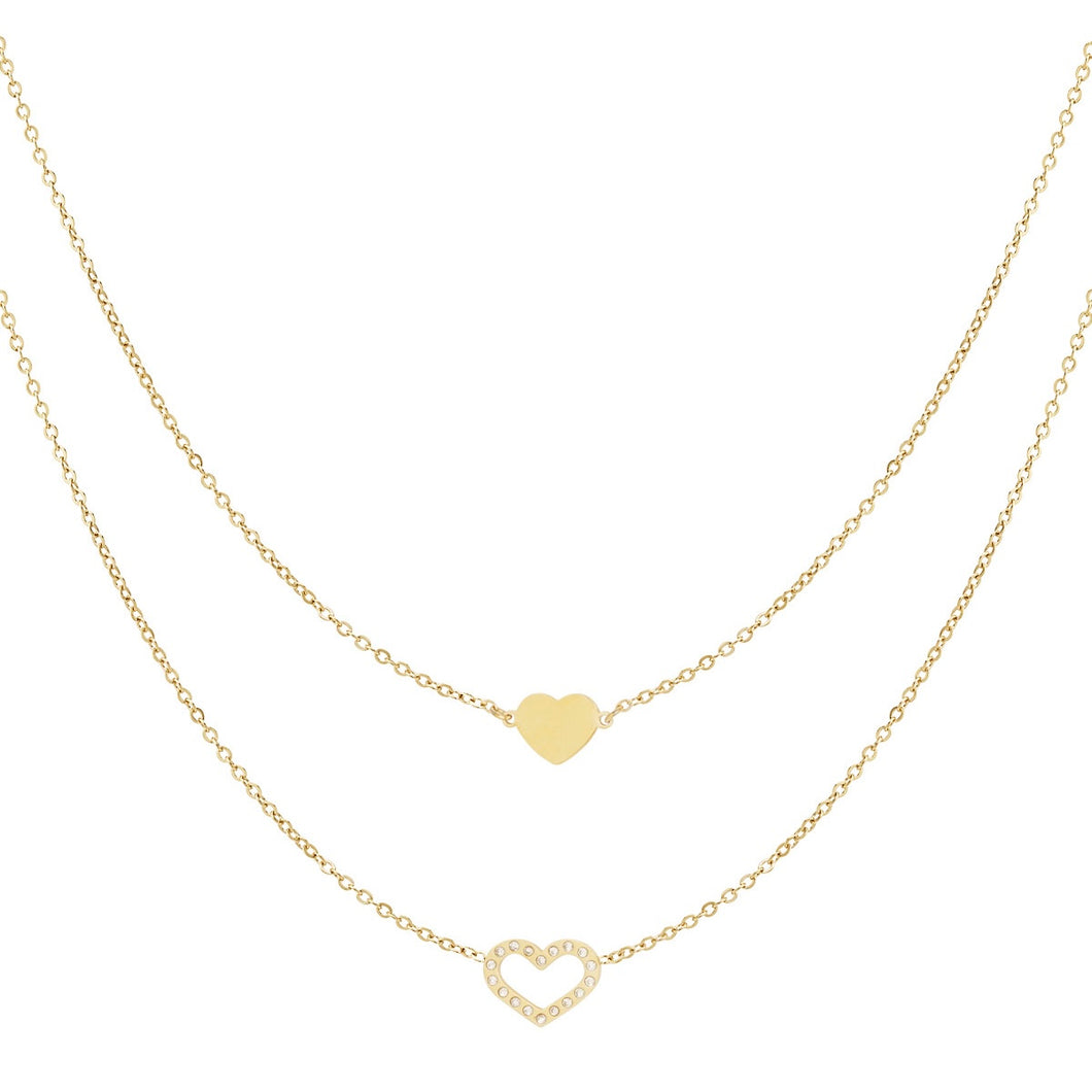 Forever bond necklace - gold