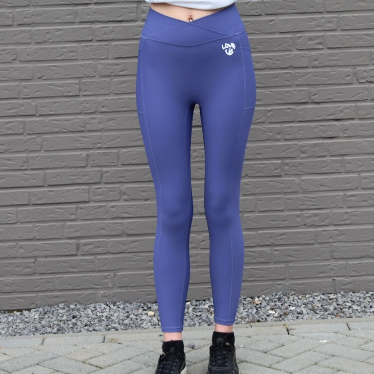 Sport Love Legging - blue/purple